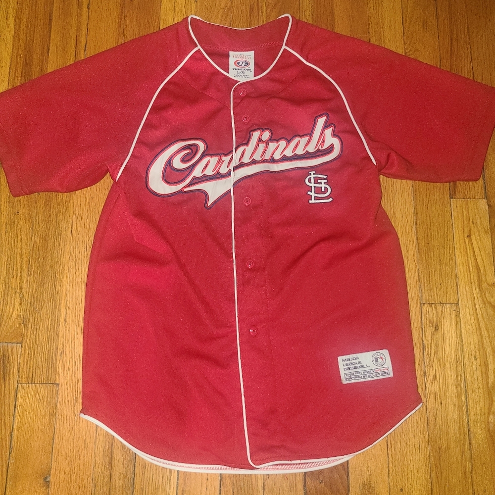 Red Cardinals Baseball Jersey YOUTH SZ 12/14 LARGE